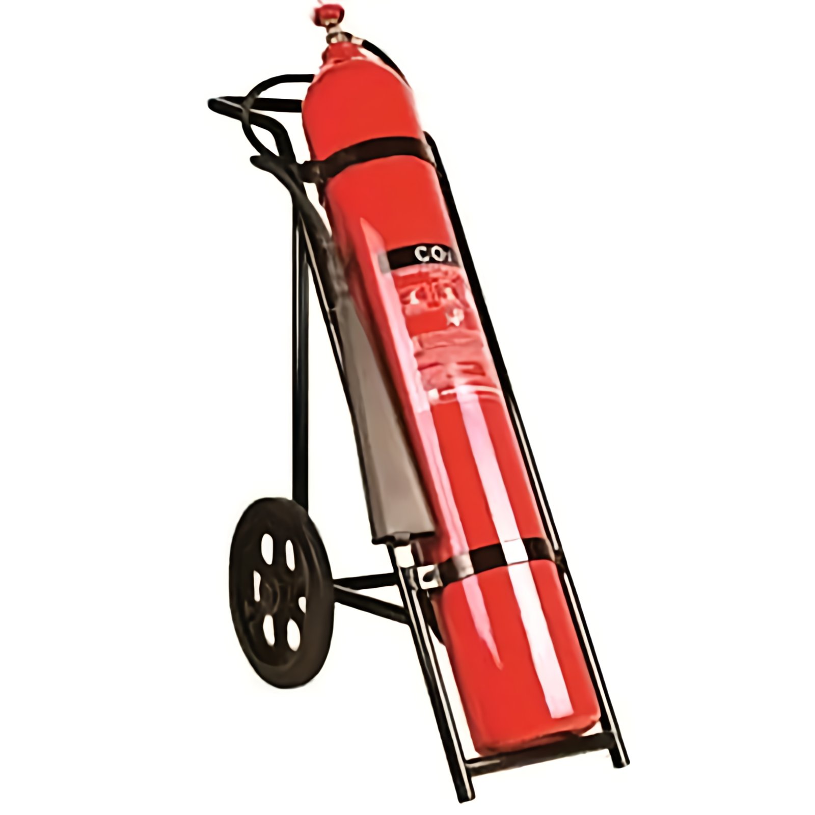 25 KG CO2 Fire Extinguisher with Wheeled Trolley – Carbon Dioxide Fire Suppression System