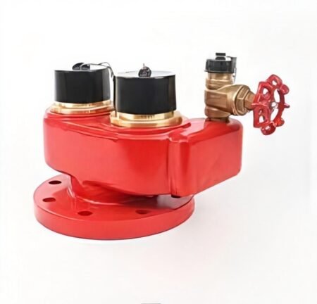 2-Way Breeching Inlet with Protective Cabinet – Durable Fire Hydrant Connection for Emergency Systems