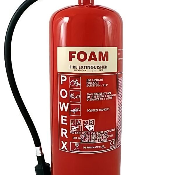 25L AFFF Foam Fire Extinguisher with Wheeled Trolley – High-Capacity ...