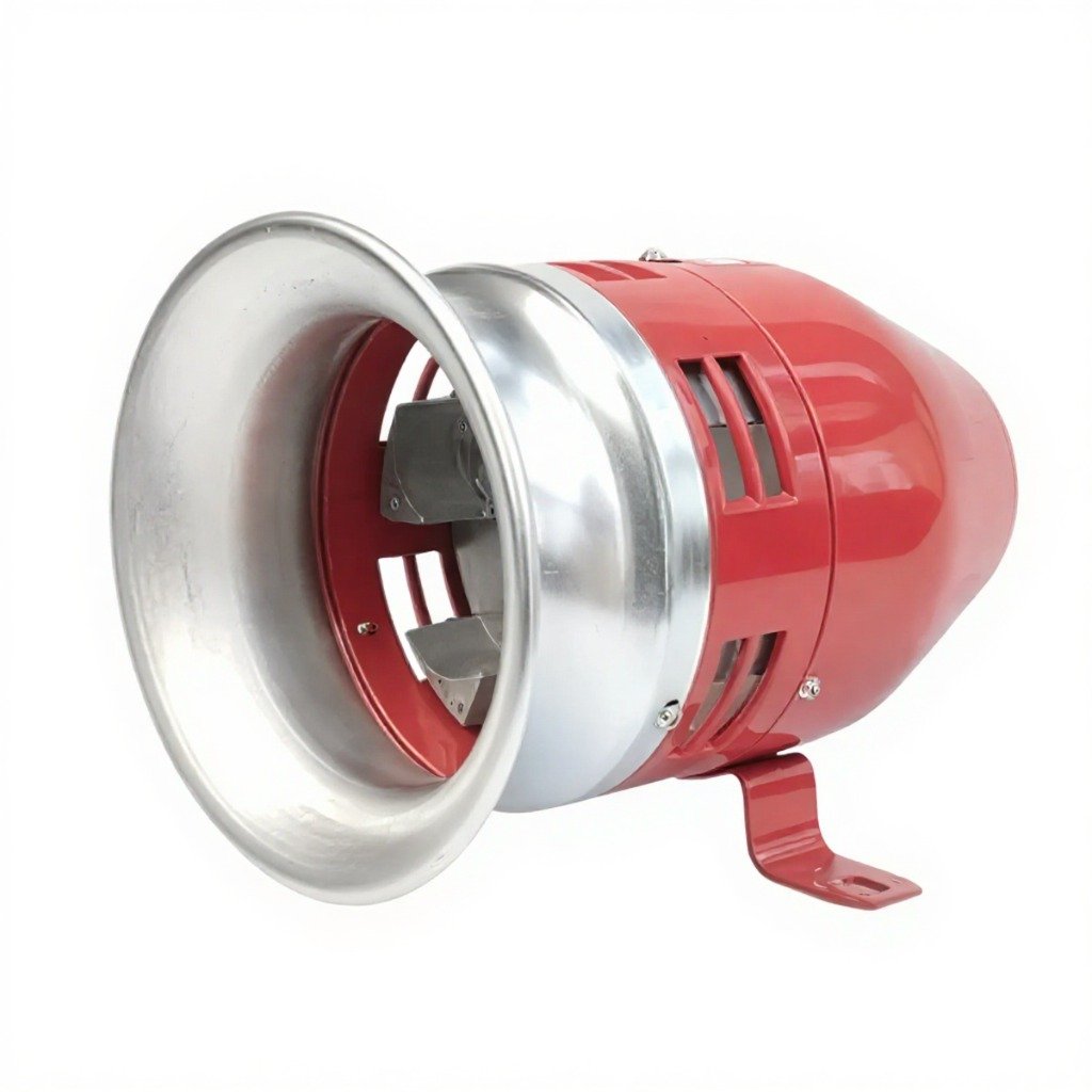 MS-390 Heavy-Duty 110dB Industrial Motor Siren – Water & Dust Protected Emergency Fire Alarm