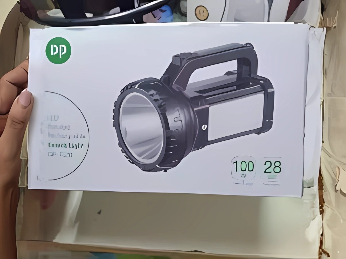 DP-7310 LED Rechargeable Fire Safety Search Torch Light – Ultra-Bright, Durable & Portable - Image 3