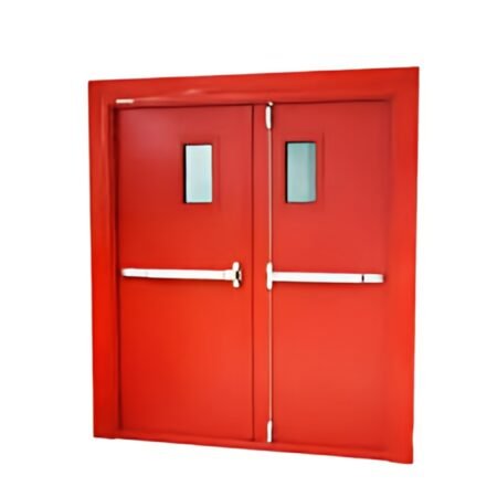 FD-002 Double Leaf Fire Door – Heavy-Duty Fire & Smoke Resistant Safety Door