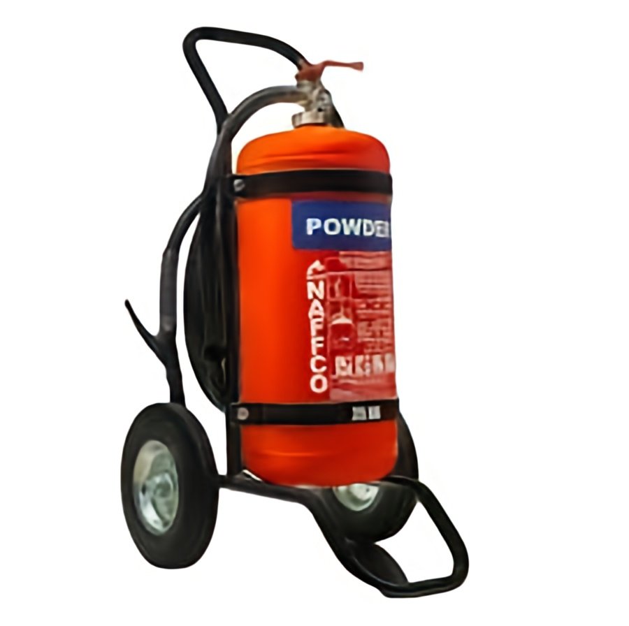 50 KG DCP Fire Extinguisher with Wheeled Trolley – Heavy-Duty Industrial Fire Protection