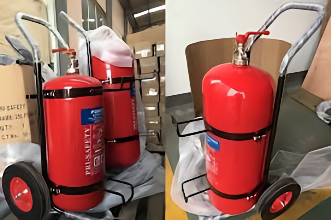 50 KG CO2 Fire Extinguisher with Wheeled Trolley – Carbon Dioxide Fire Suppression System - Image 4