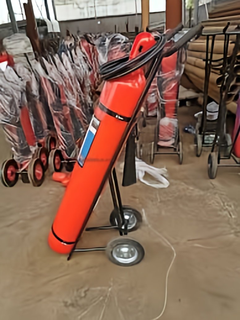 25 KG CO2 Fire Extinguisher with Wheeled Trolley – Carbon Dioxide Fire Suppression System - Image 2