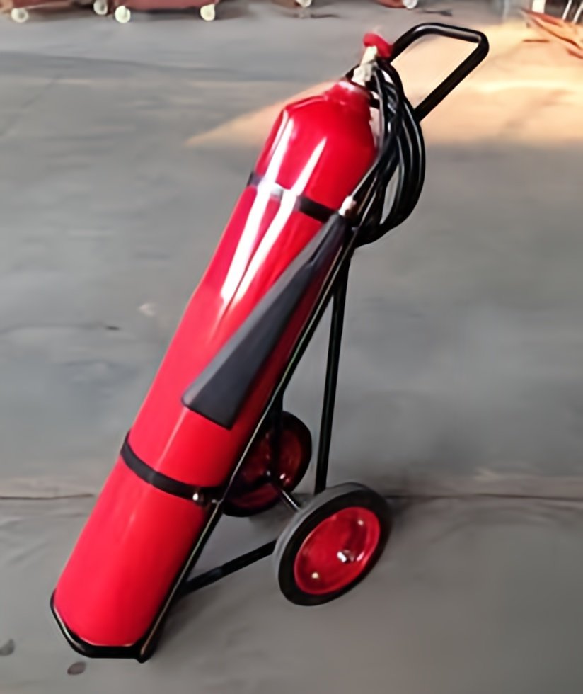 25 KG CO2 Fire Extinguisher with Wheeled Trolley – Carbon Dioxide Fire Suppression System - Image 3