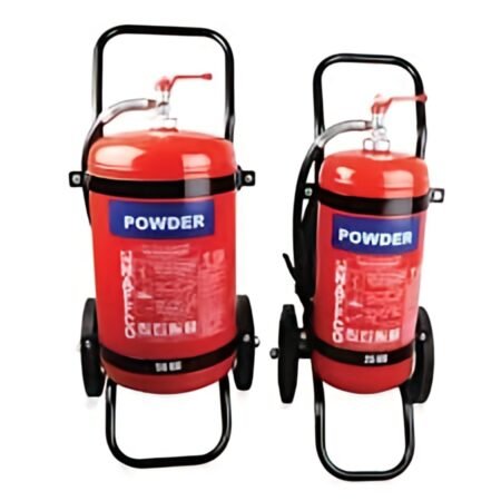25 KG Trolley-Mounted DCP Fire Extinguisher — Heavy-Duty Industrial Protection