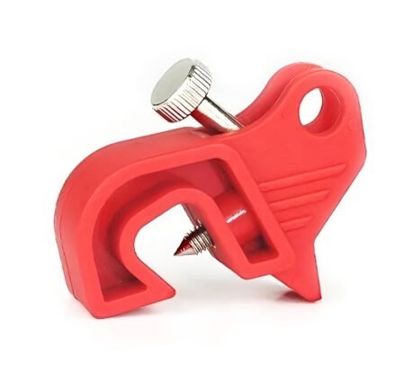 MCCB Breaker Lock Small Size – Red Safety Lockout for Circuit Breakers